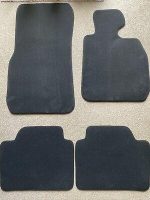 Original BMW E46 Sedan Coupe Touring  Velour Floor Mats Karpet Dasar Bludru Hitam