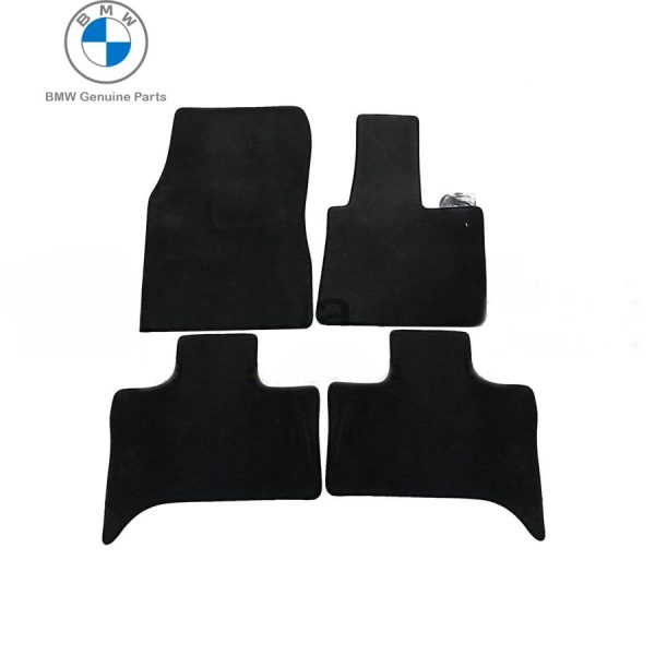Original BMW E53 X5 Velour Floor Mats Karpet Dasar Bludru Hitam