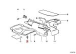 Original BMW E36 Expanding Rivet Klip Baut Kancing Peredam Kap Mesin - Image 5