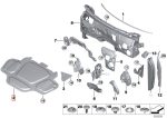 Ori BMW G05 X5 Engine Hood Insulation Peredam Kap Mesin 51487189921 - Image 3