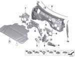 Original BMW G42 G20 G21 G22 G23 G26 G87 M2 Engine Hood Insulation Peredam Kap Mesin 51487434845 - Image 4