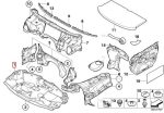 Original BMW E46 M3 Engine Hood Sound Insulation Peredam Kap Mesin - Image 4