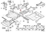 Original BMW E46 M3 Tunnel Heat Insulator Knalpot Tengah Midpipe - Image 5