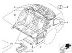 Original BMW E39 Sound Insulation Peredam Suara Lantai Jok Belakang - Image 5