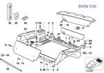 Original BMW E34 E36 Push Pin Klip Clamp Baut Kancing Trim Bagasi - Image 5