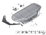 Original BMW E89 G29 Z4 Bracket Segitiga Pengaman Bagasi 51497167548 - Gambar 3