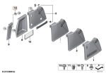 Original BMW E84 X1 G01 X3 G02 X4 Bracket Segitiga Pengaman Bagasi - Gambar 4