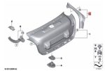 Original BMW G30 F90 Cover Talang Air Lampu Bagasi Belakang KANAN - Image 6