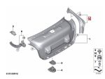 Original BMW G30 F90 M5 LCI Cover Tutup Talang Air Lampu Bagasi Belakang KANAN - Image 6