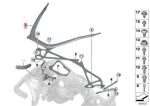 Original BMW F87 M2 LCI Front Carbon Strut Bar Brace CFRP - Gambar 6