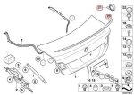 Original BMW E82 135i M Coupe Rear Spoiler Bagasi Belakang - Image 4