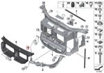 Original BMW E84 X1 Bracket Kaitan Pengunci Kap Mesin - Gambar 5