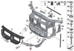 Original BMW E84 X1 Headlamp Bracket Lampu Depan KIRI 51642990179 - Image 5