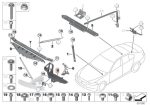 Original BMW F10 F11 Support Bracket Lampu Depan KANAN 51647200794 - Image 5