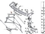 Original BMW F20 F30 F32 F35 F36 V Bar Support Bracket Depan Radiator - Image 5