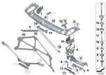 Ori BMW F30 F32 F36 Headlamp Bracket Lampu Depan KANAN 51647285598 - Image 5