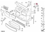 Original BMW E90 E92 E93 M3 Lock Plate Bemper KANAN 51648040554 - Image 5