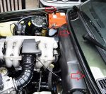Original BMW E30 Seal Karet Belakang Ruang Kap Mesin - Image 5