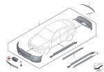 Original BMW E70 X5 E71 X6 M Performance Black Kidney Gril KANAN - Image 6