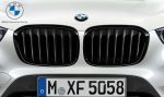 Ori BMW F48 X1 M Performance Kidney Grill High Gloss Black Gril Hitam