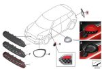 Ori MINI Countryman F60 Piano Black Trim Ring Lampu Belakang KANAN - Image 5