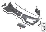 MINI R55 R56 R57 Battery Compartment Cover Aki Depan KIRI 51712755034 - Image 5