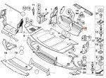 Ori BMW E60 E61 Air Duct Air Flap Control Kisi Buka Tutup Gril Depan - Image 6