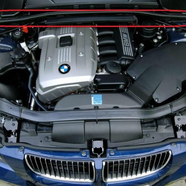 Original BMW E90 E91 E92 E93 Lis Karet Seal Belakang Dalam Kap Mesin