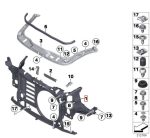 Original MINI R55 R56 R57 R58 R59 Front Panel Bullhead Support - Image 5