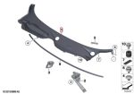 Original BMW E89 Z4 Wiper Deck Cover Trim Talang Air Bawah Kaca - Image 4