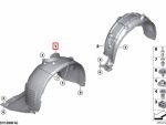 Original BMW F48 X1 Inner Fender Liner Depan KIRI 51717342175 - Image 6
