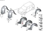 Original MINI Countryman F60 Inner Fender Liner Cover Depan KIRI - Image 5