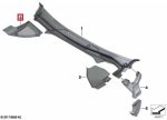 Original BMW G01 X3 G02 X4 Cover Tutup Ruang Mesin Belakang KANAN - Image 3