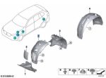 Original BMW G05 X5 F95 X5M Plastic Inner Fender Liner Depan KANAN - Image 4