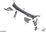 BMW G05 X5 G06 X6 G07 X7 Wiper Deck Cover Trim Talang Air Bawah Kaca