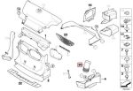 BMW E46 M3 Brake Air Duct Channel Selang Pipa Cabang Selongsong Rem - Gambar 5