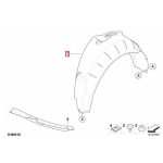 Original BMW E92 M3 Inner Fender Liner Roda Belakang KANAN 51717899818 - Image 4