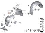 Original BMW F10 M5 Inner Fender Liner Roda Depan KIRI 51717903883 - Image 5