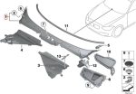 Original BMW F87 M2 CS LCI Talang Air Wiper Deck Cowl Cover - Image 6