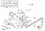 Original BMW E39 Firewall Cover Tutup Ruang Mesin Belakang KIRI 51718174737 - Image 5