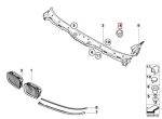 Original BMW E39 Gasket Ring Untuk Wiper Deck Cover - Gambar 5