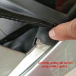 Original BMW E46 Talang Air Belakang Kap Mesin Deck Apron Kaca Depan KIRI 51718232633 - Image 4