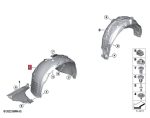 Original BMW U11 X1 iX1 Inner Fender Liner Depan KIRI 51719465695 - Image 3