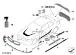 BMW G42 220i Coupe M Performance Carbon Kidney Grill Frame Surround - Image 6