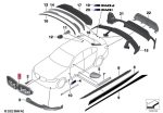 Ori BMW G20 G21 LCI Facelift M Performance Kidney Grill Carbon Gril - Image 5