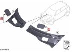 Original MINI R60 R61 Apron Cover Bawah Wiper Deck Cowl Kiri + Kanan