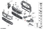 Ori BMW G20 G21 Brake Air Duct Selongsong Rem Depan KIRI 51747422277 - Gambar 5