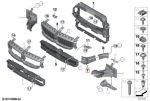 Ori BMW G20 G21 Brake Air Duct Selongsong Rem Depan KANAN 51747422278 - Gambar 5