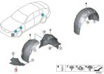 Original BMW G20 G21 Cover Bawah Fender Bemper Depan KANAN - Image 4