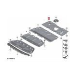 Ori BMW G20 G21 G22 Cover Penutup Kolong Mesin Mobil Bagian Belakang - Image 4
